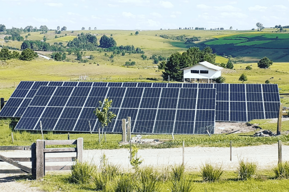 energia solar para área rural