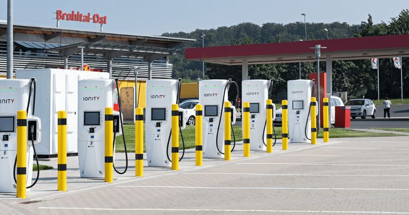 Estação de recarga para frota de veículos elétricos